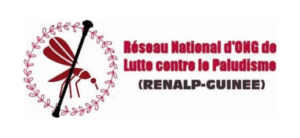 Logo du Réseau National d’ONG de Lutte contre le Paludisme (RENALP-Guinée), réseau auquel CJMAD Guinée est affiliée