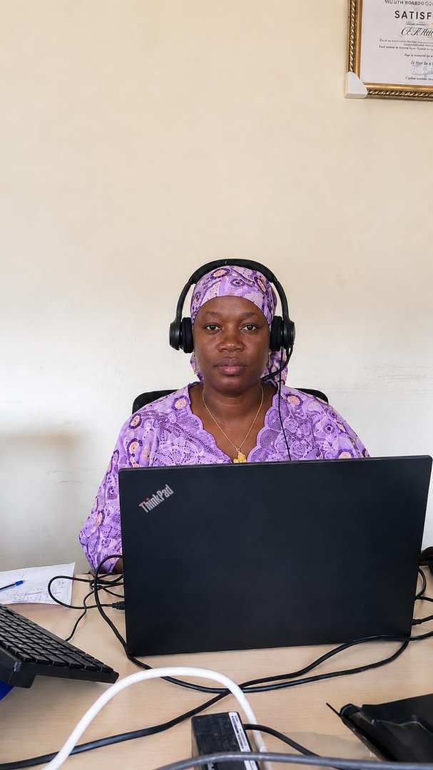 Portrait d’Assiatou Baldé, Responsable santé de la reproduction et distribution à base communautaire de CJMAD Guinée